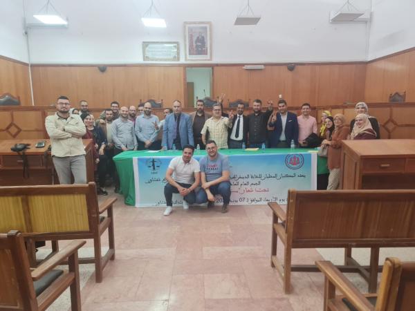 تجديد المكتبين المحليين للنقابة الديموقراطية للعدل وودادية موظفي العدل –فرع شفشاون